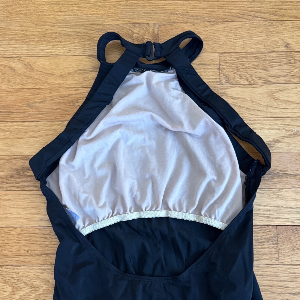 Balera Black Halter Neck Leotard - Picture 5 of 7